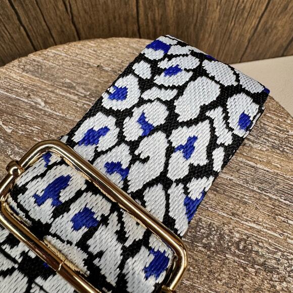 Wide Animal Print Purse Strap Adjustable Crossbody Guitar Strap NEW FAST SHIP - Picture 2 of 4